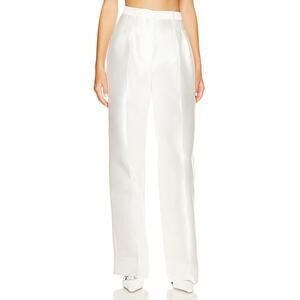 Ronny Kobo Tailored Ivory Carrine Pants Size M